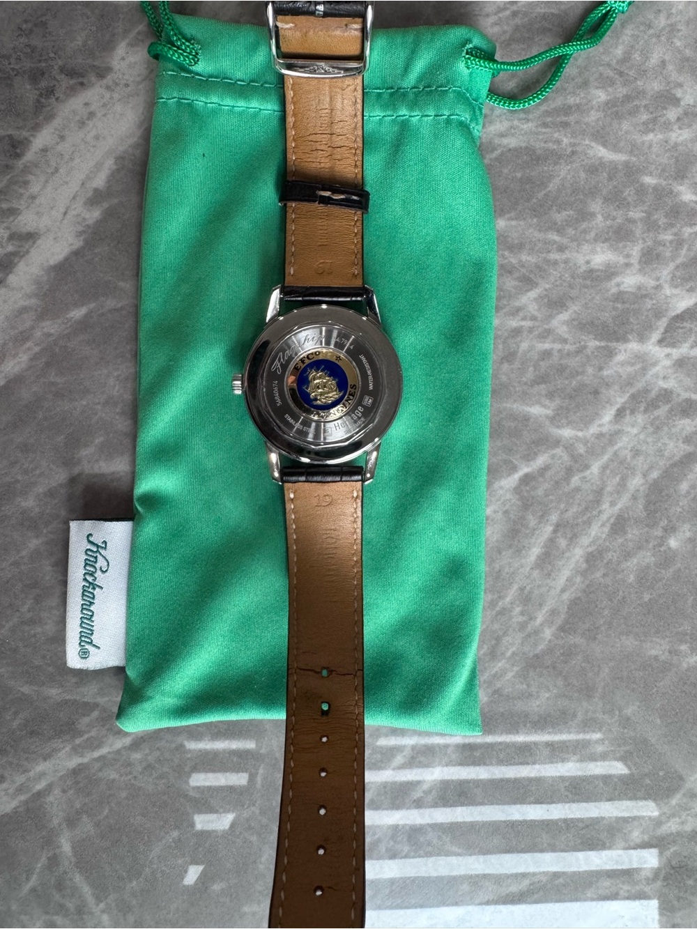 Longines Flagship Men's Watch - Cream Dial, Brown Leather Strap - Picture 7 of 16